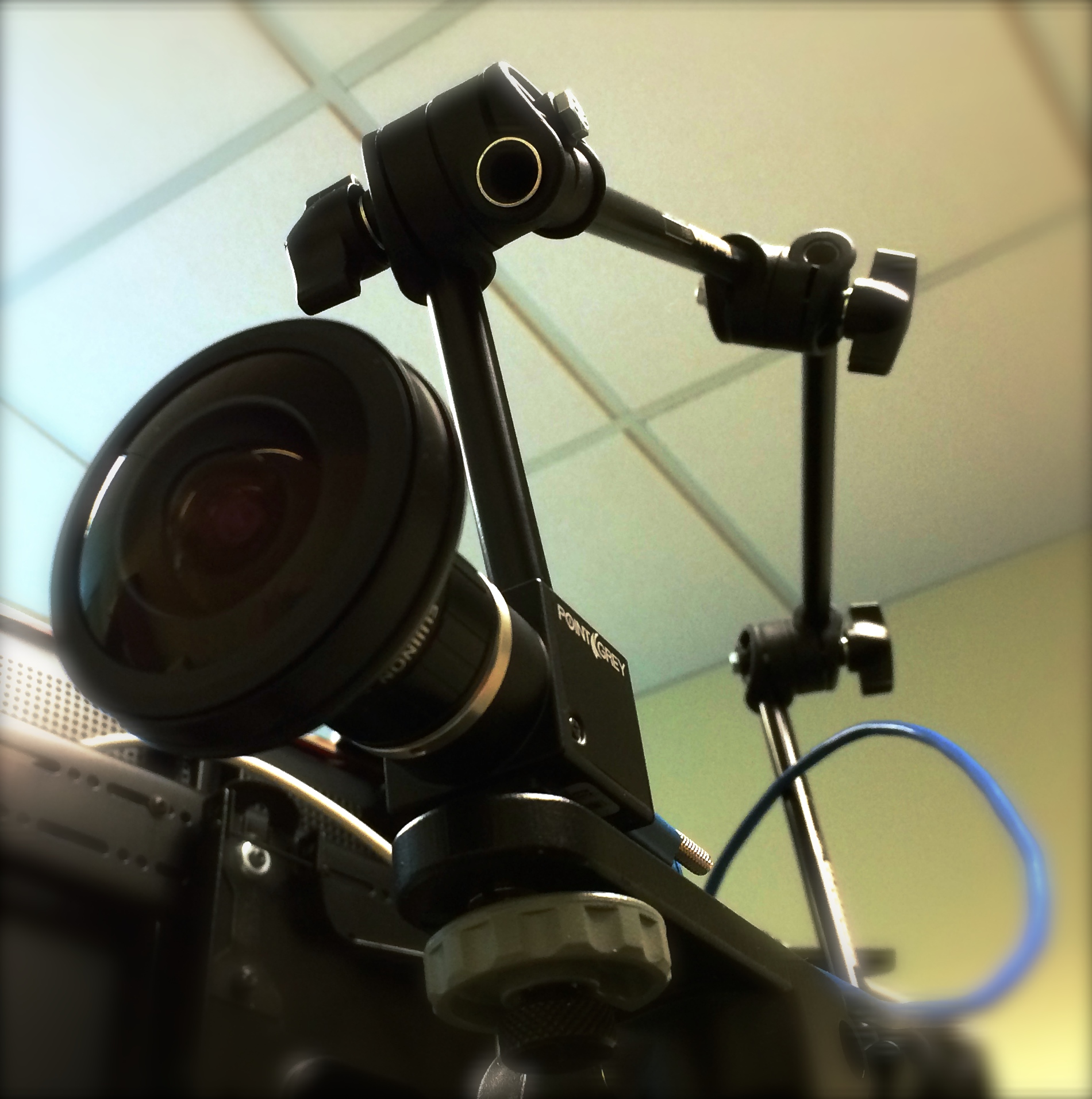 Fisheye camera from Point Grey camera setup