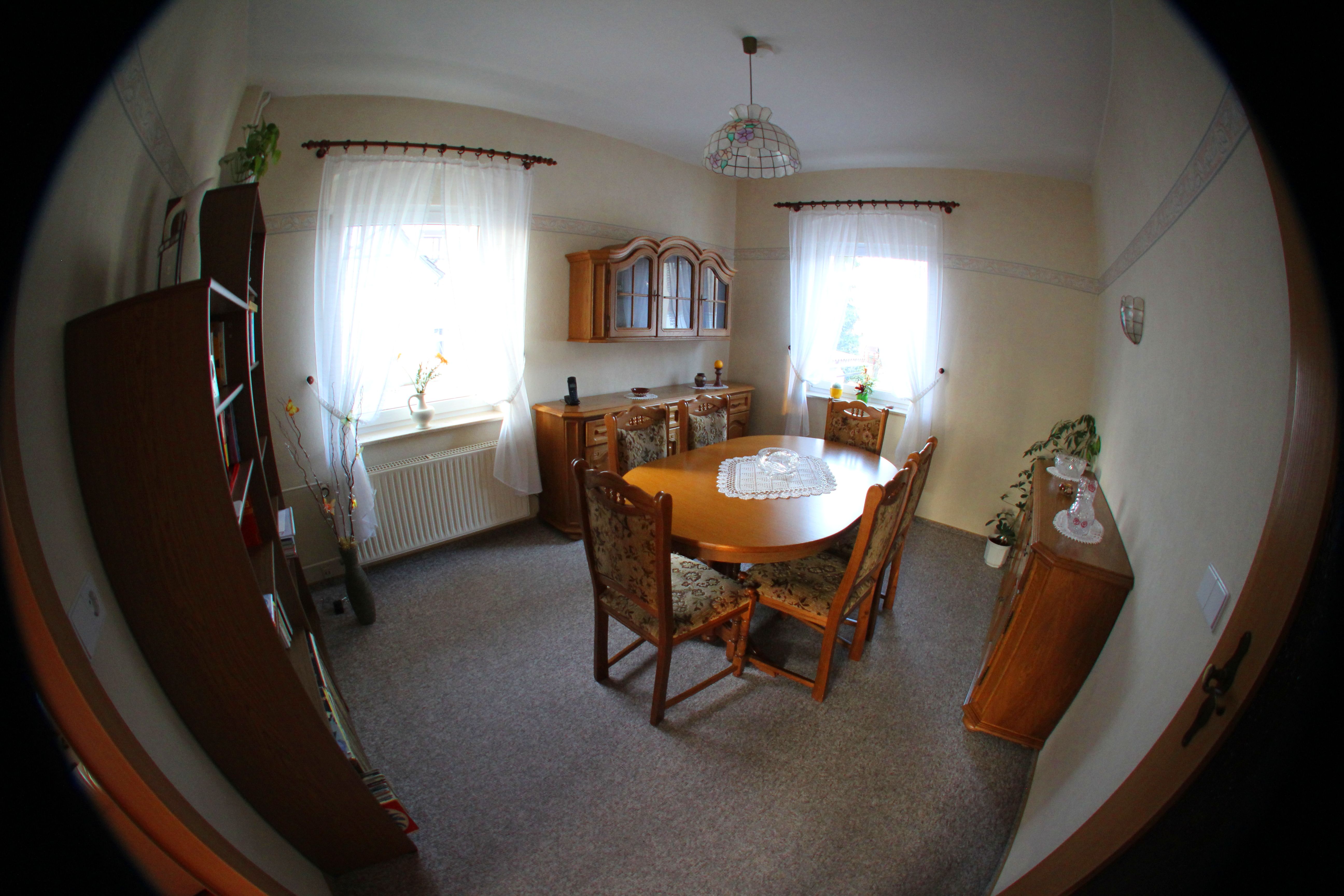 Fisheye room lens source